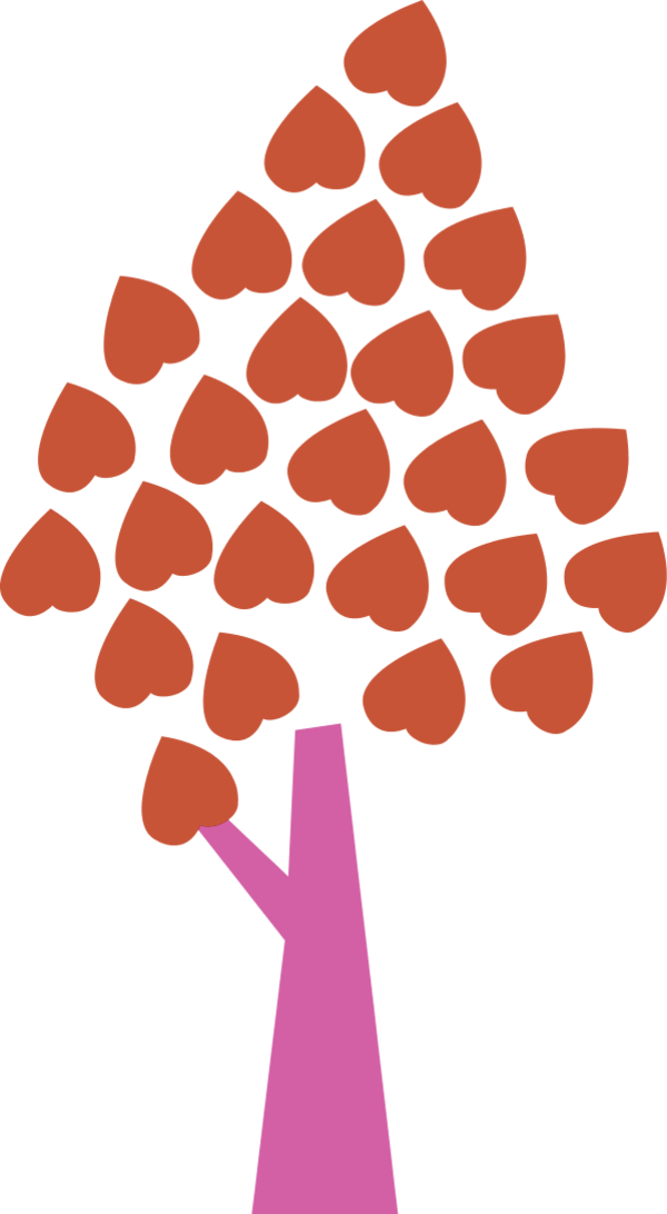 Large Leafy Green Tree - Family Tree Two Generations (600x1092)