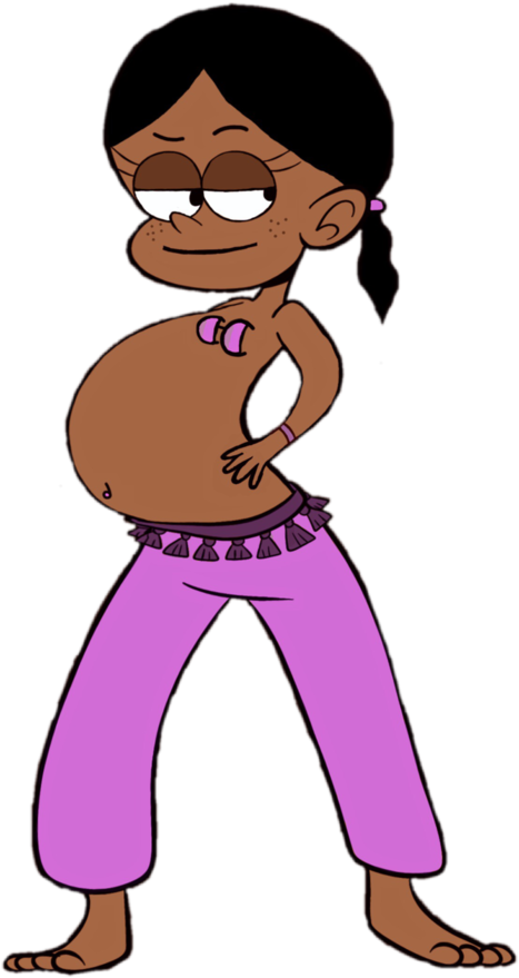 Ronnie Anne Belly Dancer By Awesomegamerxlp1 - Loud House Ronnie Anne (1024x2048)