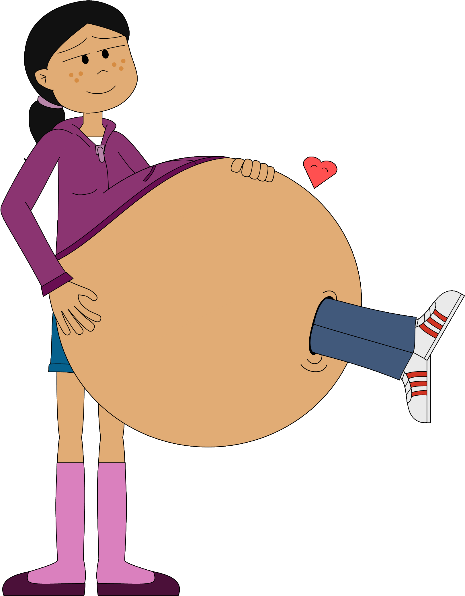 Download and share clipart about Ronnie Anne Navel Vore By Angry-signs - An...