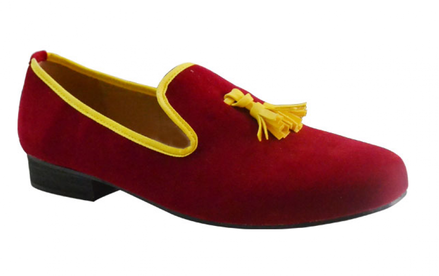 New Model Leather Tassel Loafers Fashion Red Color - Turkey Shoes (900x900)