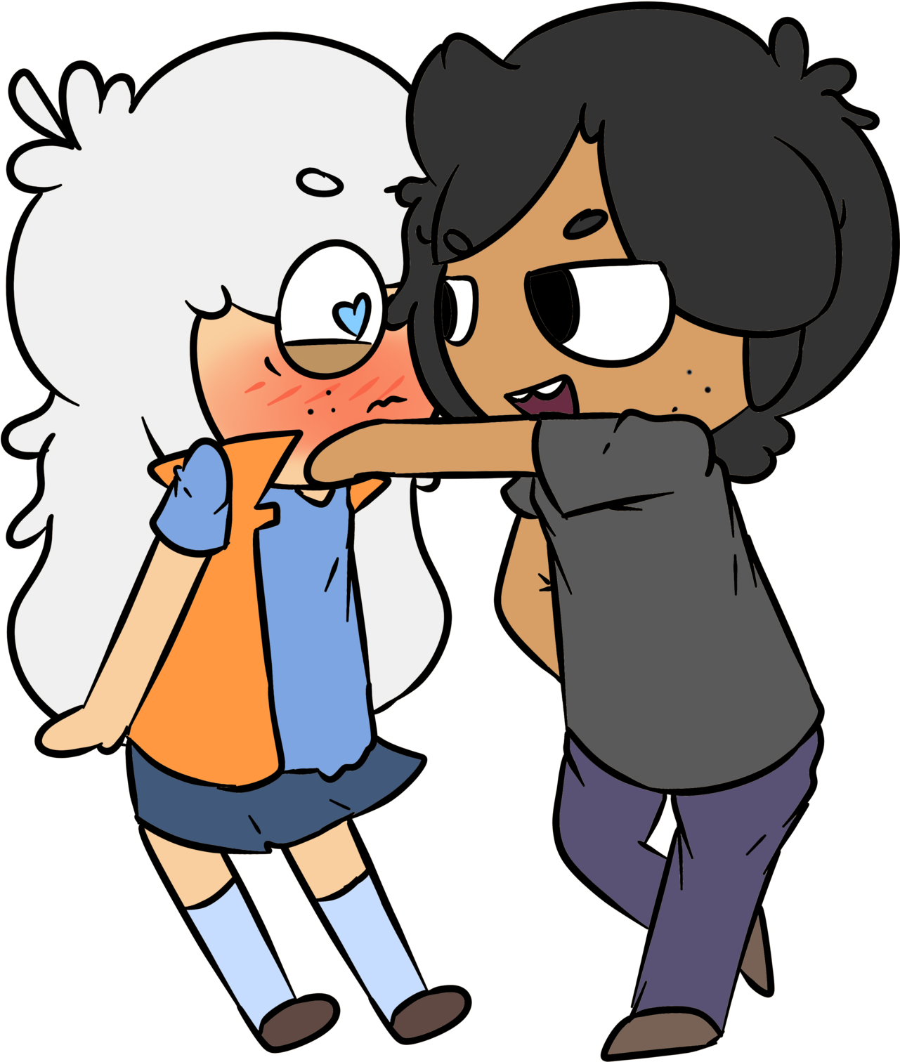 The Loud House Tlh Linka Loud Lincoln And Ronnie Anne - The Loud House (1280x1760)