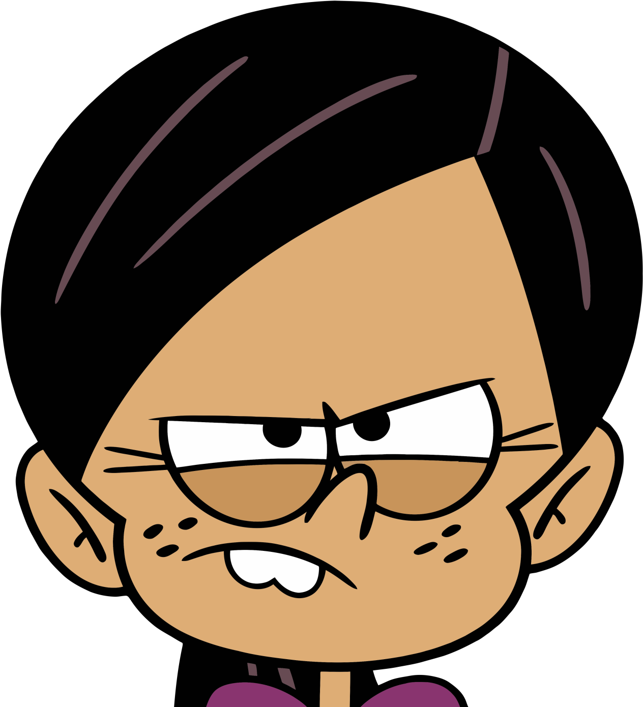 Ronnie Anne The Loud House Tlh Loud House Vectors Cartoonavatars - Ronnie Anne The Loud House Frowns Wikia (1280x1397)