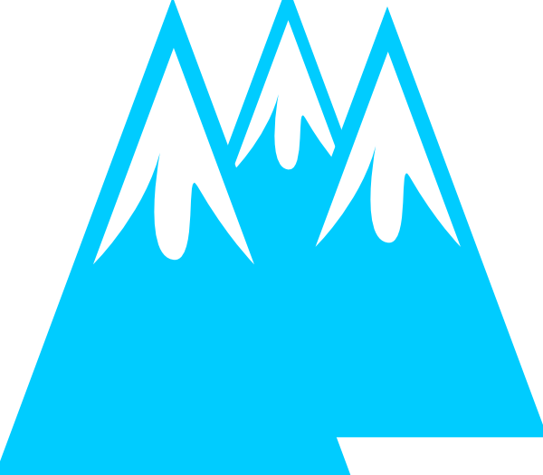 Mountains Clip Art At Clkercom Vector Online Royalty - Glacier Clipart (600x525)