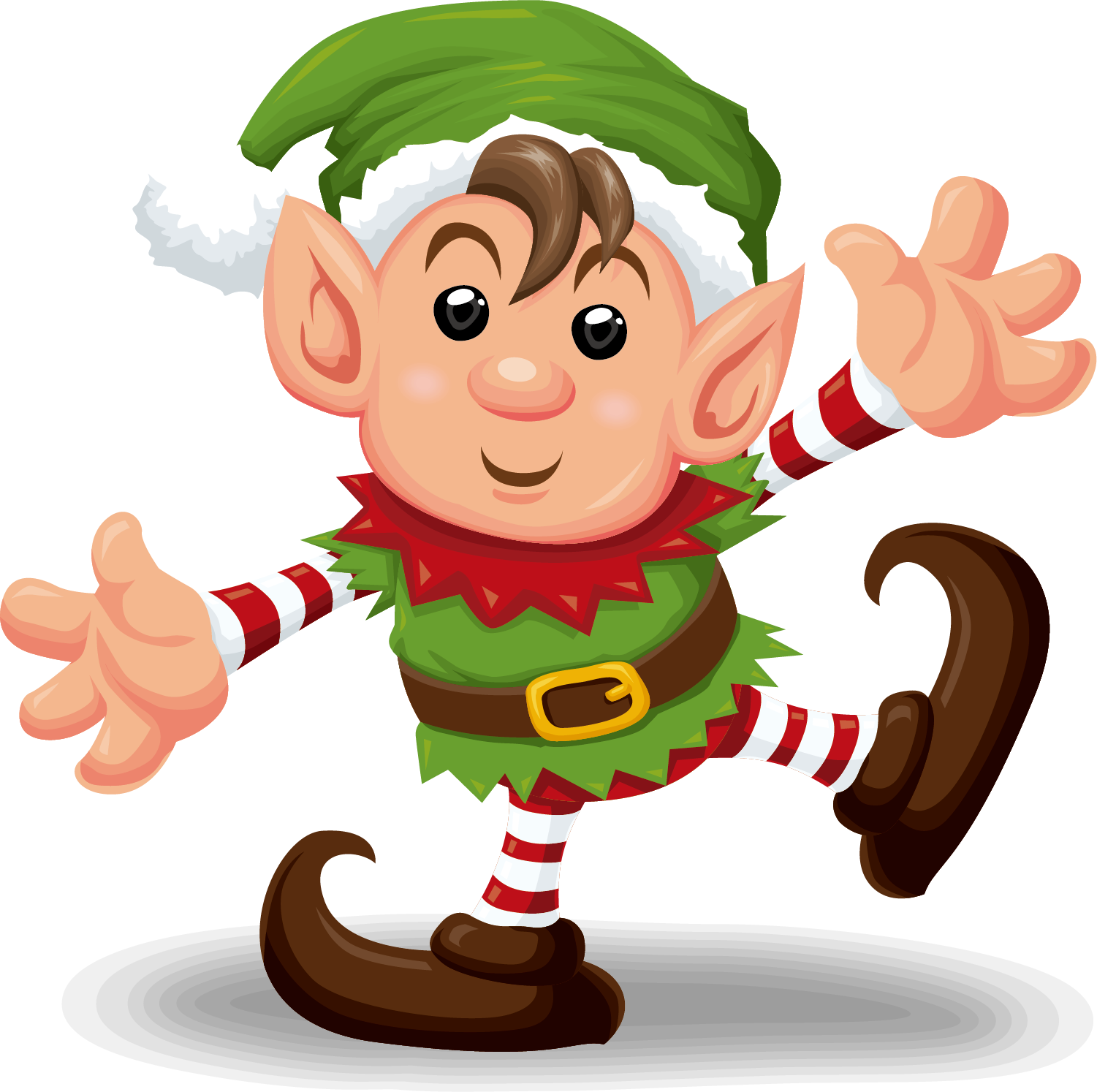 Santa Claus Christmas Elf Clip Art - Santa Claus Christmas Elf Clip Art (1501x1494)