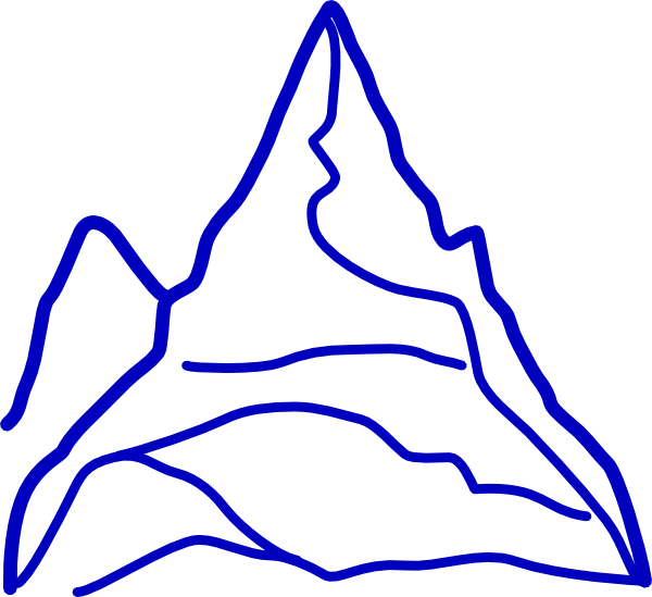 Mountain Svg Clip Arts 600 X 549 Px - Mountain Clip Art (600x549)