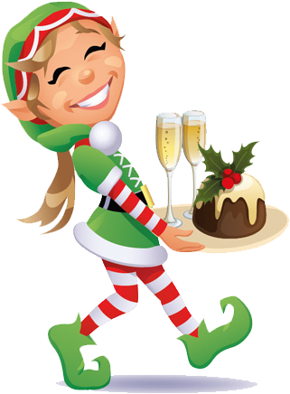 Entertainer Elf - Christmas Elves Png (450x450)