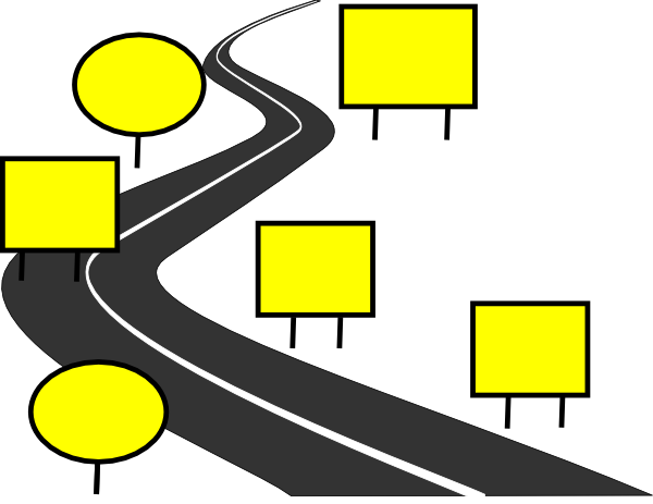 Buildings And Roads 4770 Download - Road Map Clipart (600x463)