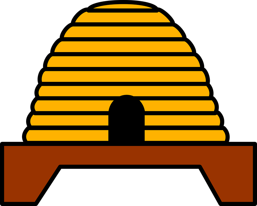 Insect, Architecture, Buildings - Beehives Clip Art (897x720)