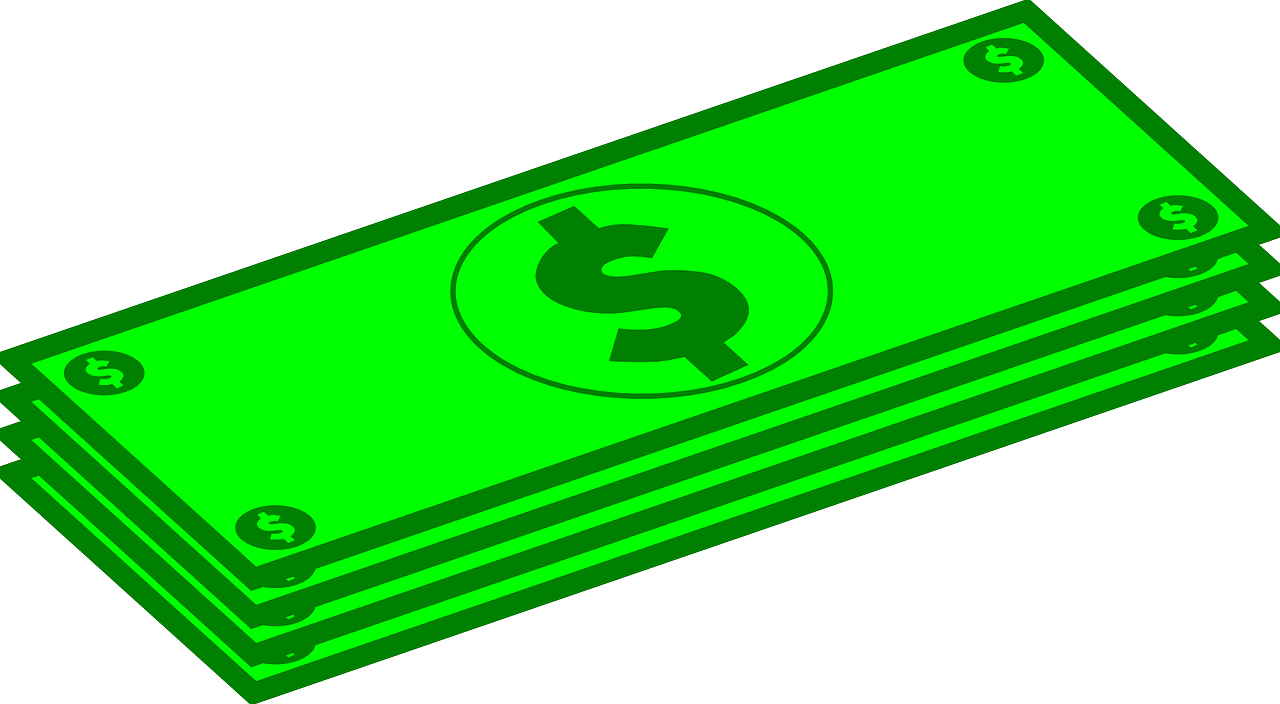 Dollar Clip Art - Money Bill Clip Art (2400x1440)