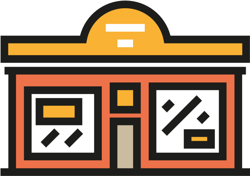 Pin Shopping Mall Building Clipart - Shopping Mall (512x512)