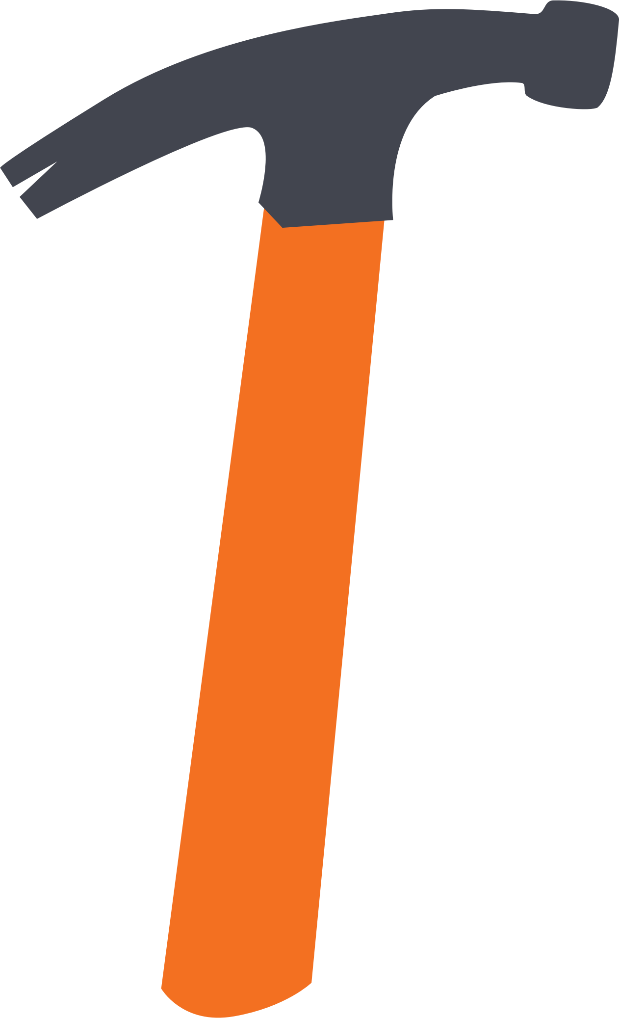 Big Image - Hammer Clipart Png (1262x2074)