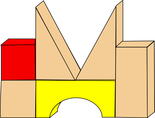 Building Blocks Clipart - Blocks Clipart (594x452)