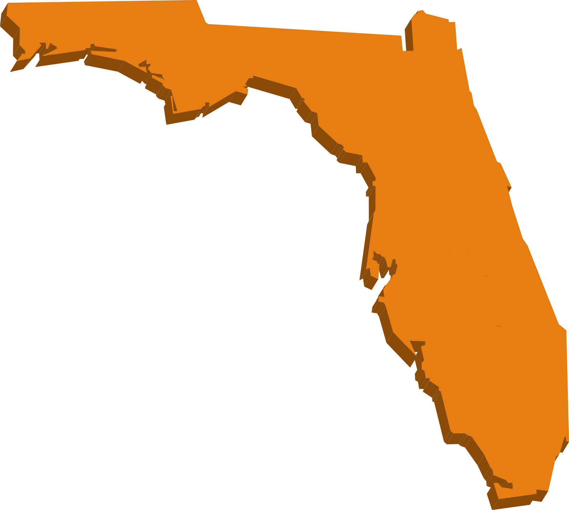Mountain Dew Clipart American - State Of Florida Clip Art (1920x1722)