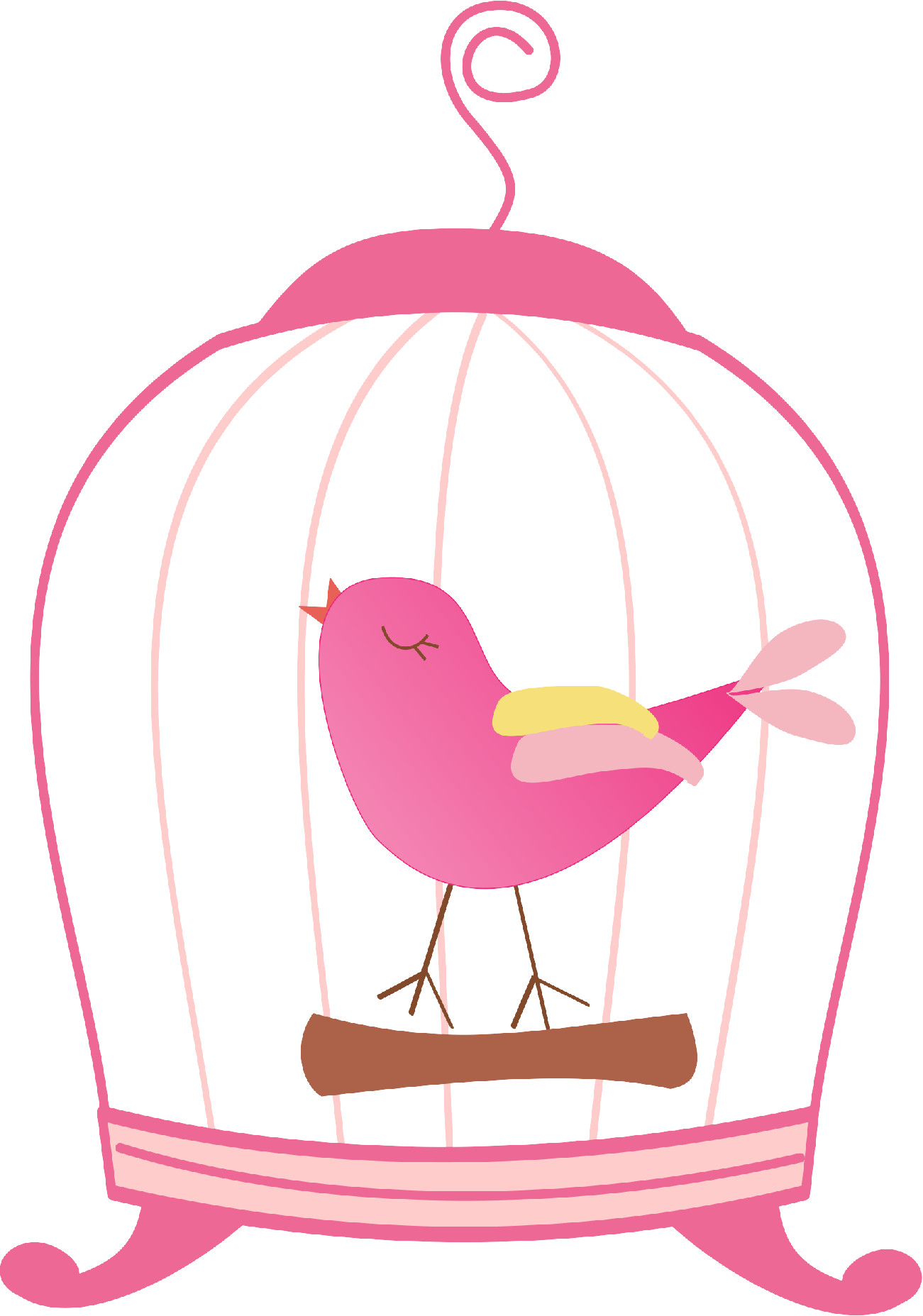 Birdcage9 - Birdcage Clipart Png (1301x1855)