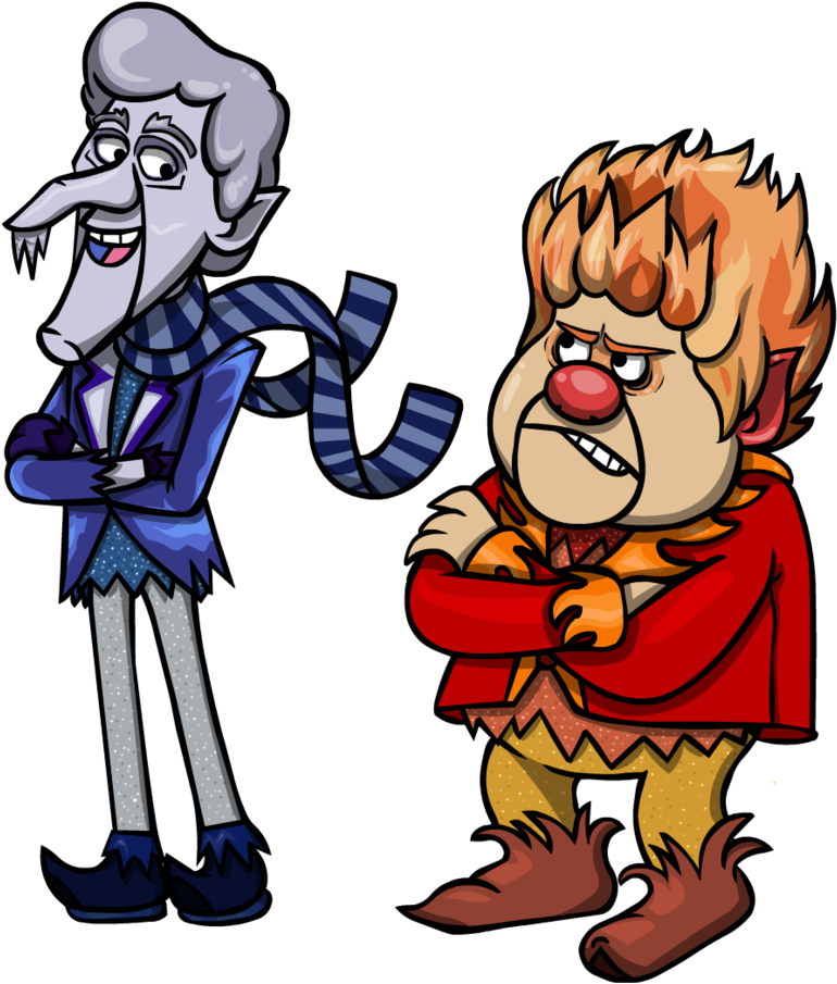 Snow Miser And Heat Miser - Heat Miser Snow Miser Clip Art (879x908)