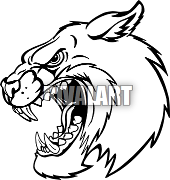 Bobcat Head Clip Art - Bobcat (340x361)