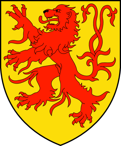 Escudo De Armas De Bártolo De Sassoferrato - Scotland Lion Coat Of Arms (420x503)