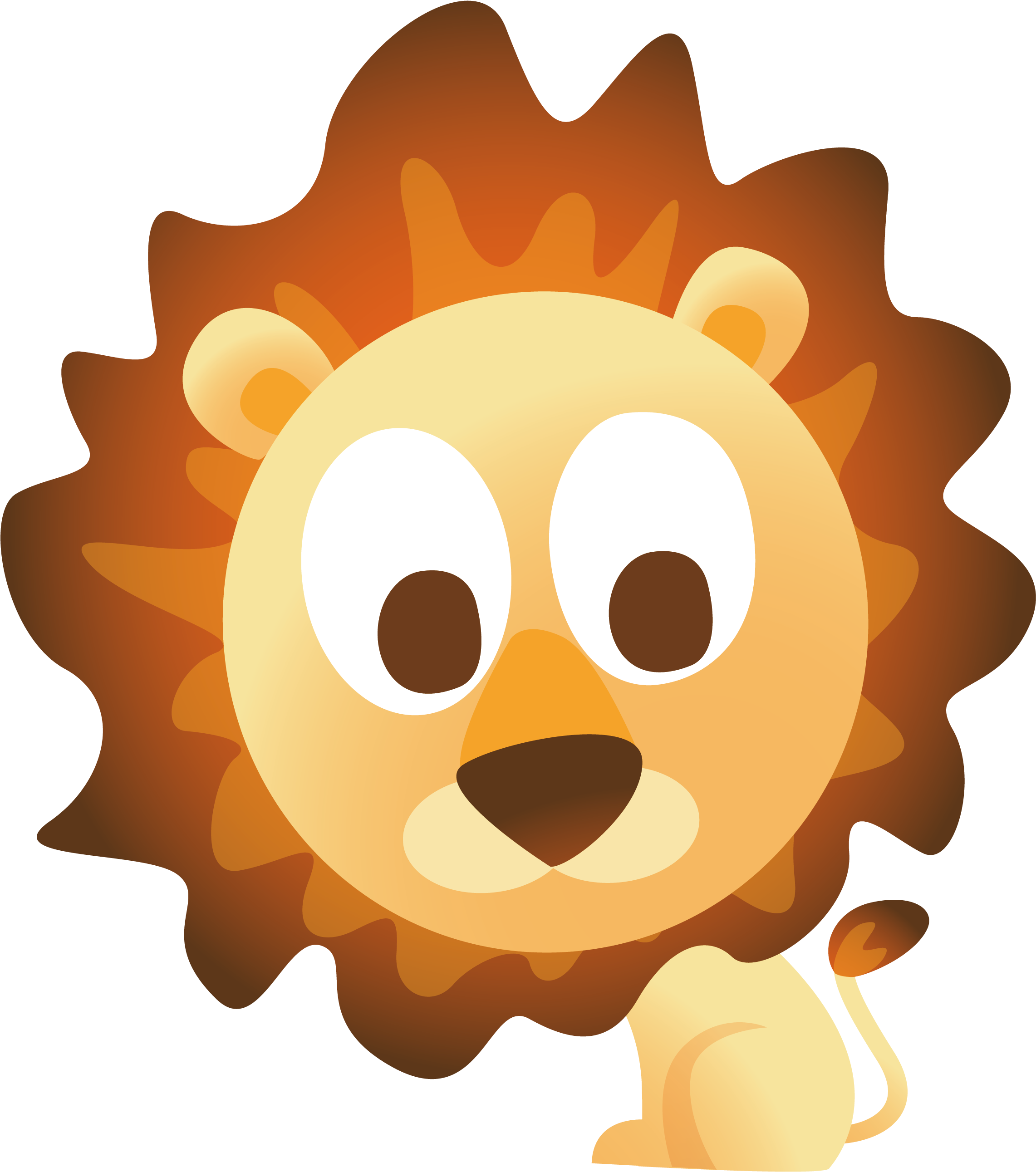 Ternura Clip Art - Almofada 35x35 Leãozinho Baby (2917x2917)