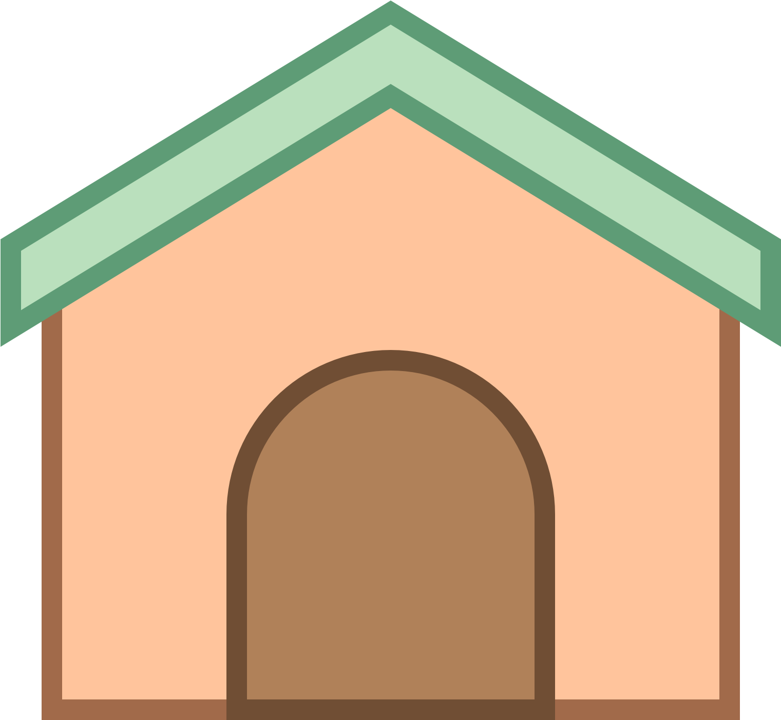 Free Dog House Clipart - Собачья Будка Пнг (1600x1600)
