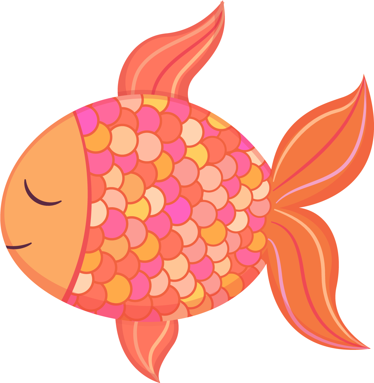 Photo By @martamota - Fish Clipart Free Cute (1313x1342)