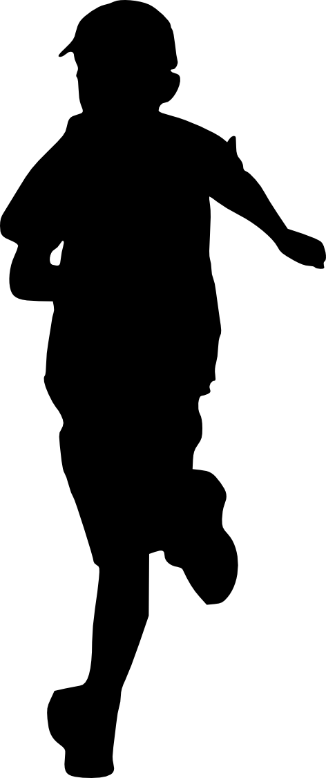 Free Download - Kid Silhouette Png (472x1125)