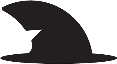 Shark Fin Vector - Aletas De Tiburon Para Colorear (400x400)