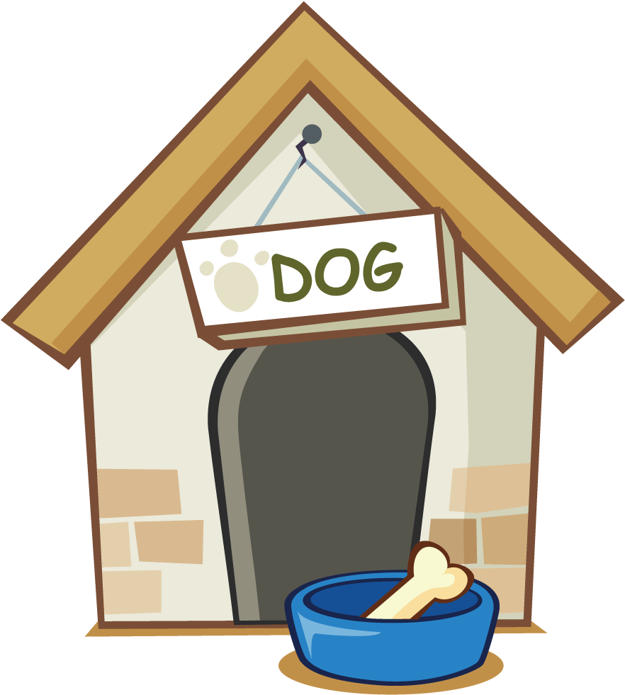 Dog Puppy Cartoon Drawing - Cartoon Drawing Dog House (1000x1000)