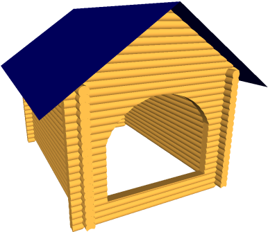 We Need To Create The Roof Surface - House (400x346)