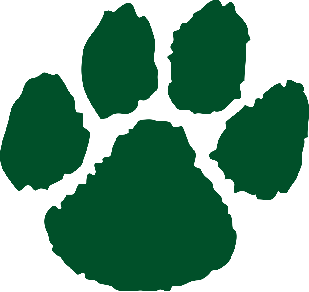 Black And Gold Wildcat Paw Print - Northern Michigan University Logo (1000x945)