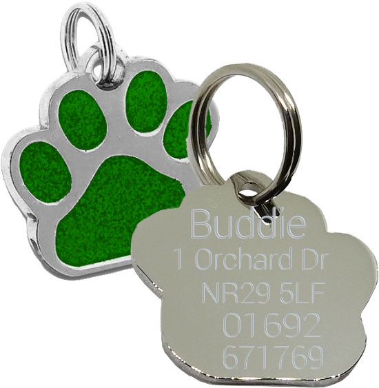 Paw Print Dog Tag (600x600)