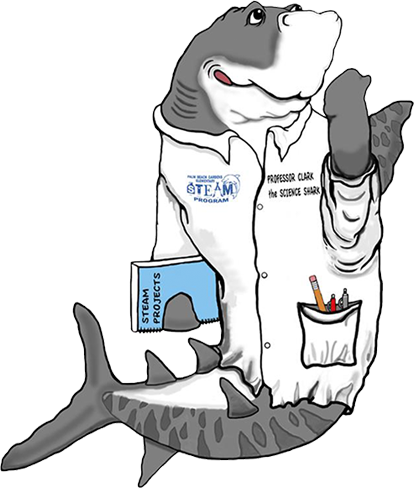 Shark Clipart Clark The - Fish Science Clip Art (414x488)