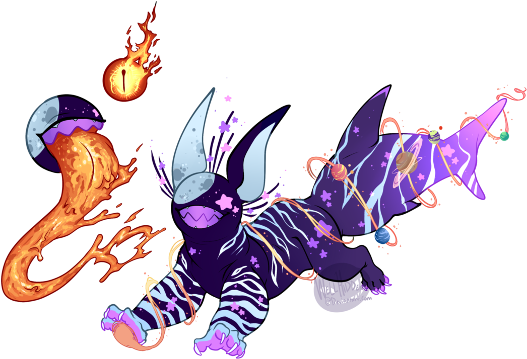 {ota} Spark The Space Shark [closed] By Wellhidden - Space Adoptable Deviantart (1073x745)