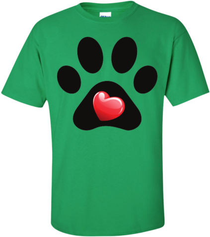 "my Heart" Paw Print Tee - My Lucky Charms Call Me Teacher (480x480)