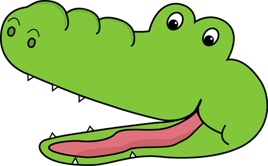 Clipart Alligator 101 Clip Art - Alligator Greater Than Less Than (550x340)