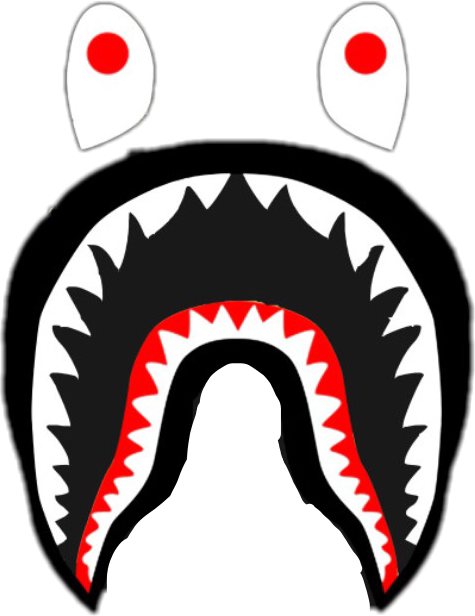 Bape Shark - Bape Shark Logo Png (1024x1328)