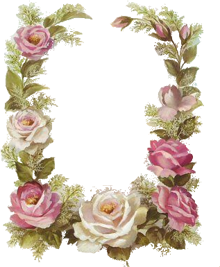 Vintage Floral Frame - Vintage Floral Floral Frames (331x400)