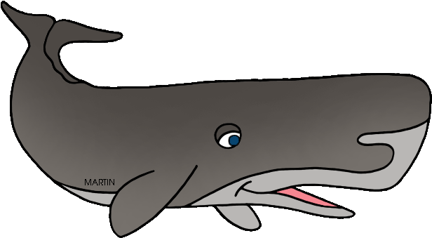 Clip Art Sperm Whale (648x405)