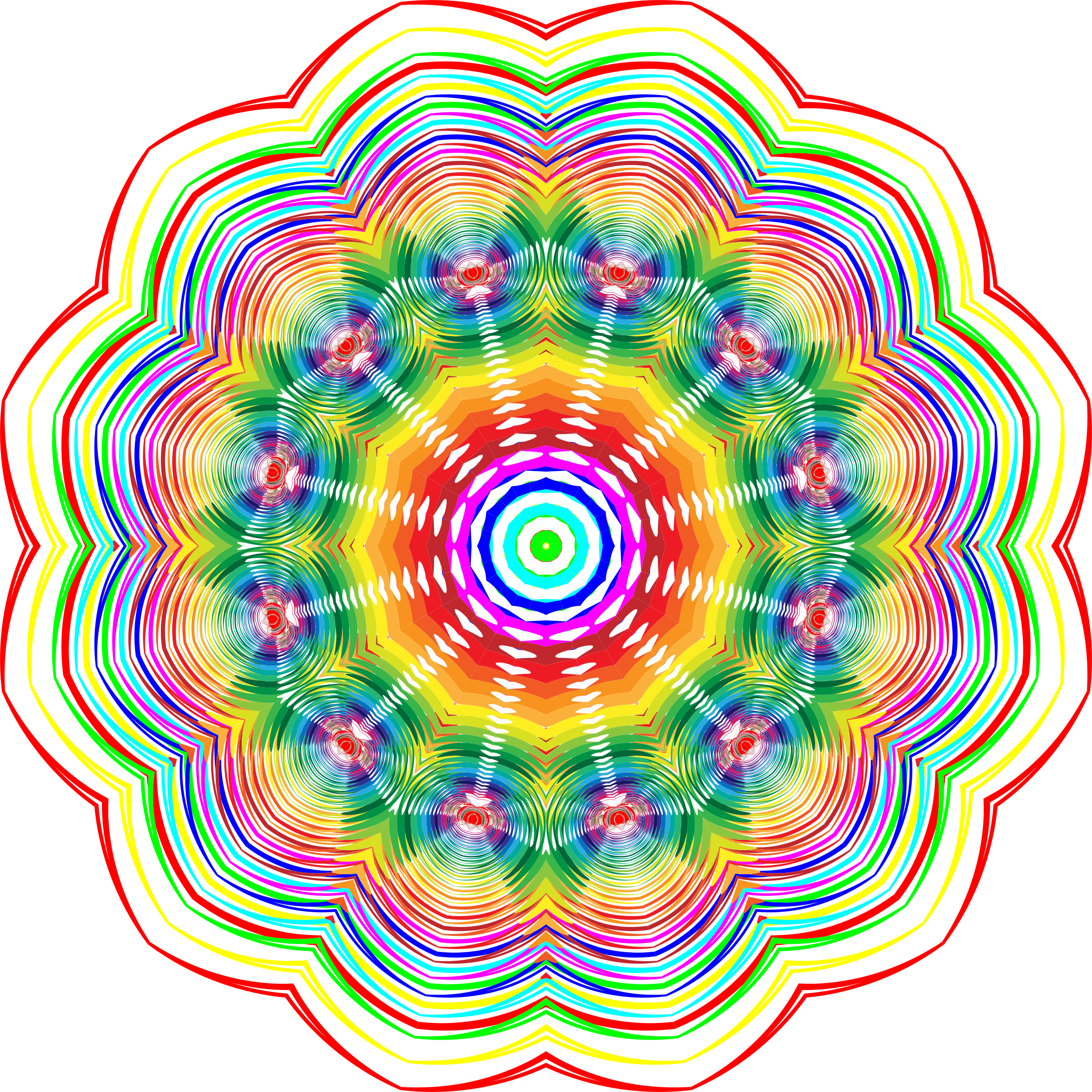 Colorburst Clipart - Colorburst (2322x2322)