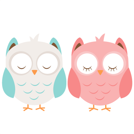 Boy & Girl Owl Svg Cutting File Cute Owl Clipart Free - Cute Owl Svg (432x432)