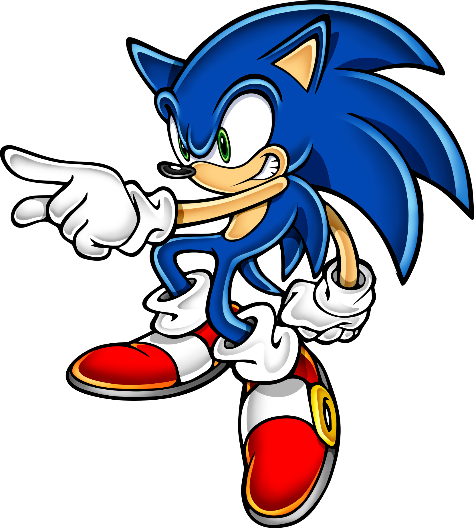 Sonic The Hedgehog Clipart Asset - Sonic Adventure 2 - Official Soundtrack (1657x1847)