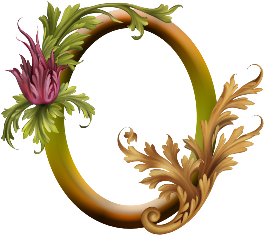 Golden Floral Design Png Frame Clipart - Flower Frame Designs Png (900x900)