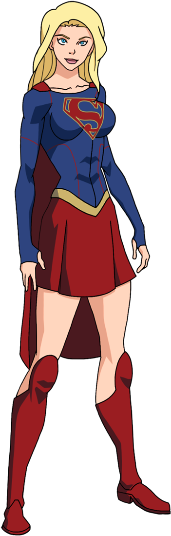 Fan Content[fan Art] Supergirl - Cartoon (725x1111)