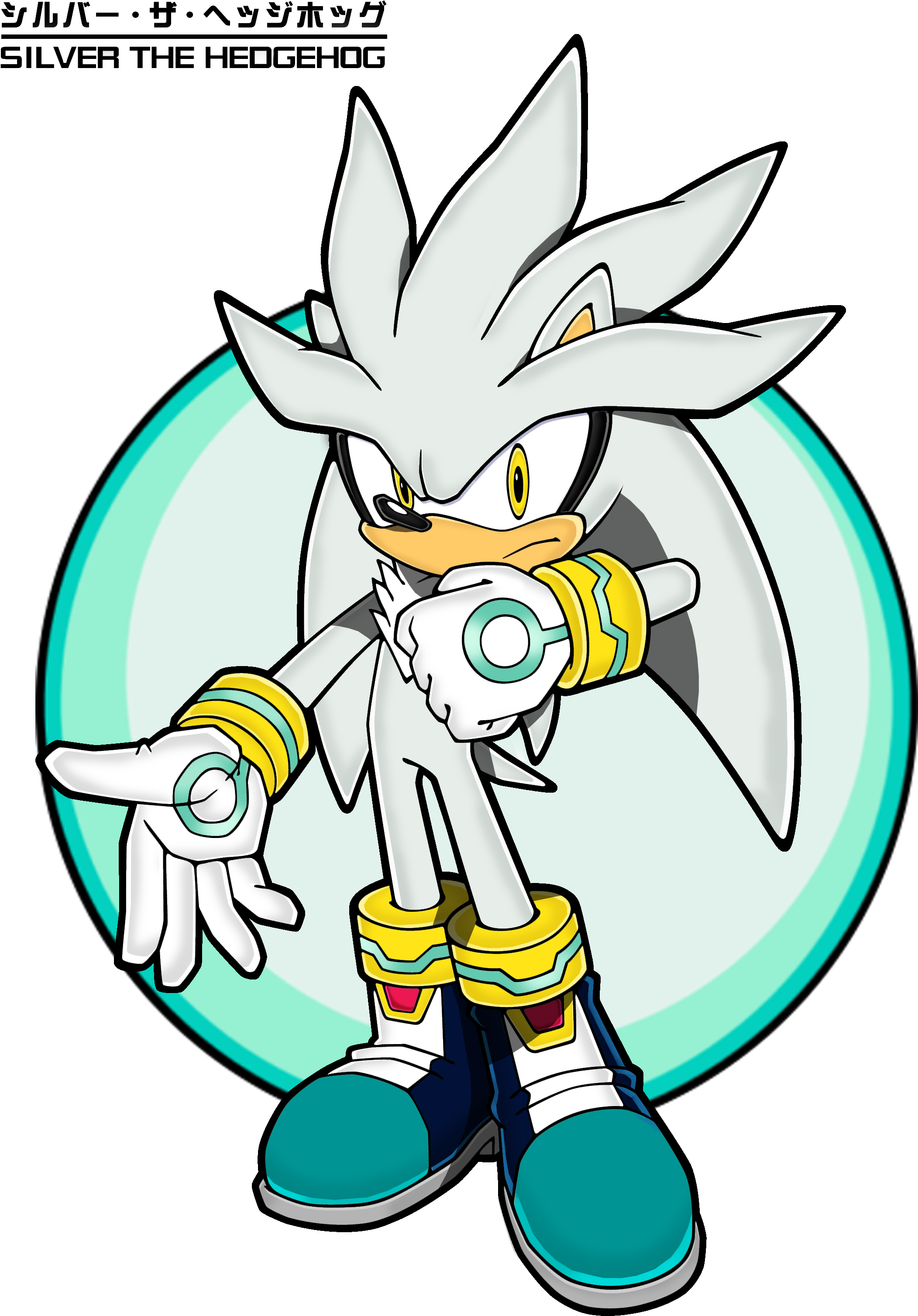 Sonic The Hedgehog Clipart Channel - Silver The Hedgehog Official Art (2358x3189)