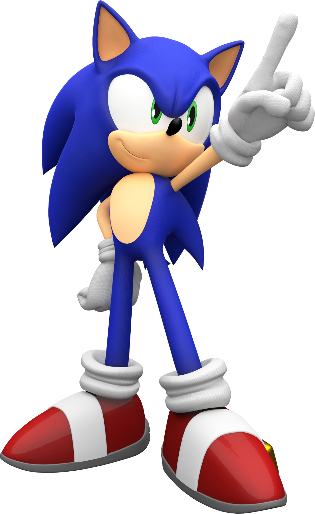 Sonic The Hedgehog Clipart Saga - Sonic The Hedgehog Official Renders (1012x1649)