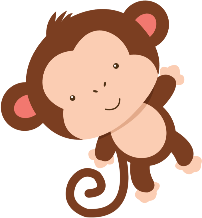 Dibujos Para Tartas De Pañales - Mono Clipart (900x884)