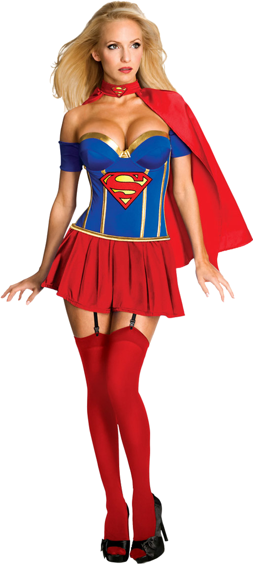 Supergirl Png By Elcesar18 - Womens Supergirl Sexy Costume (650x1170)