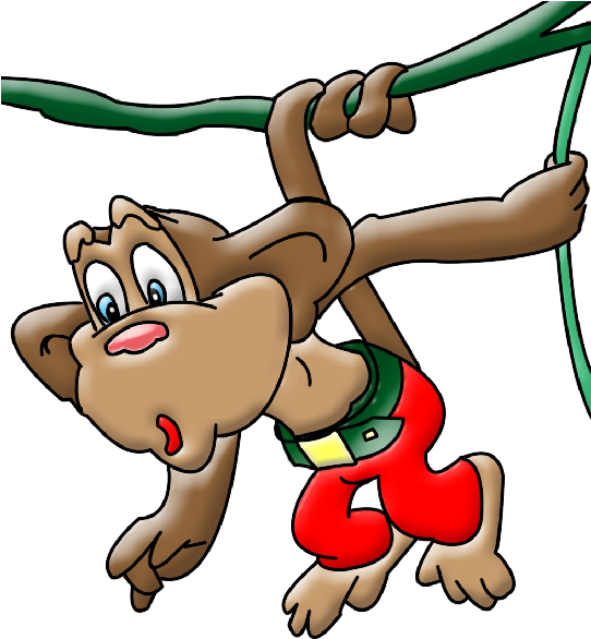 Funny Baby Monkeys Clip Art Images - Cartoon (600x600)