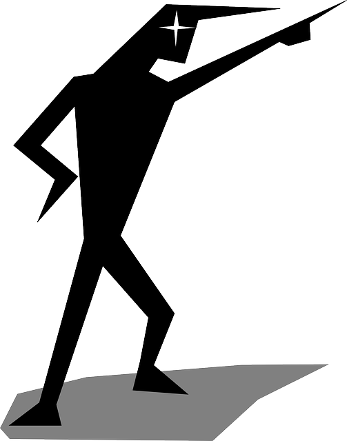 Pointing, Posing, Human, Attack - Person Pointing Clip Art (503x640)