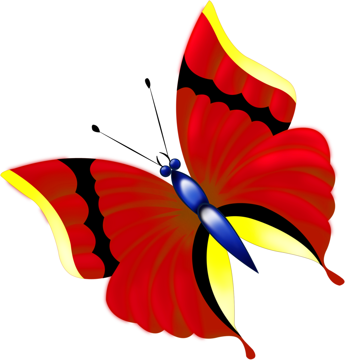 Butterfly Paper Drawing Clip Art - Butterfly Paper Drawing Clip Art (1148x1200)