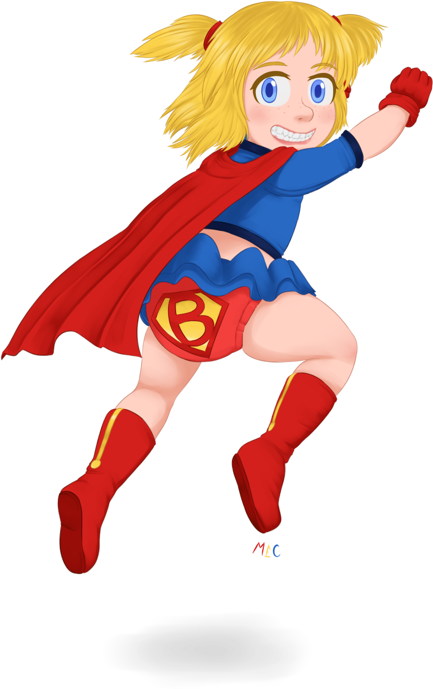 Contagious Magic - Supergirl - Portable Network Graphics (1000x1548)